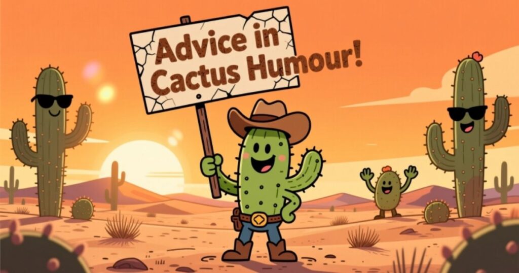 Advice in Cactus Humour