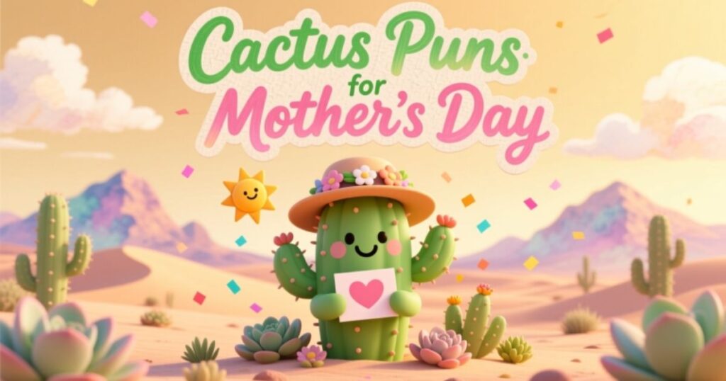 Cactus Puns for Mother’s Day
