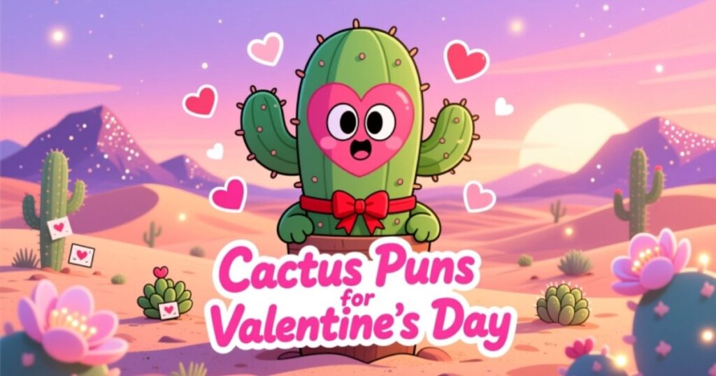 Cactus Puns for Valentine’s Day