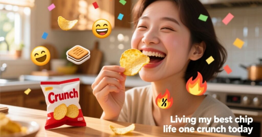 Chip Puns Funny Captions