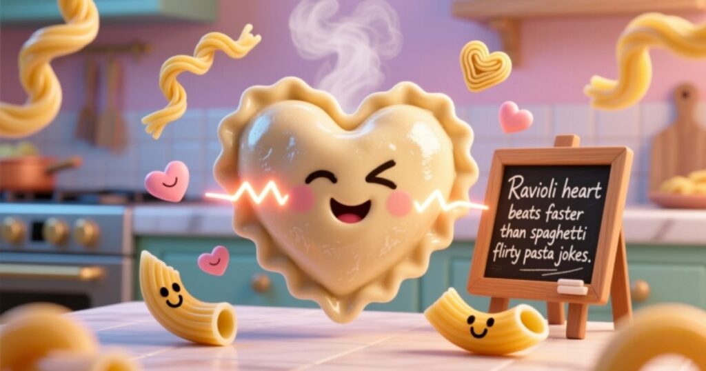 Flirty Romantic Pasta Puns
