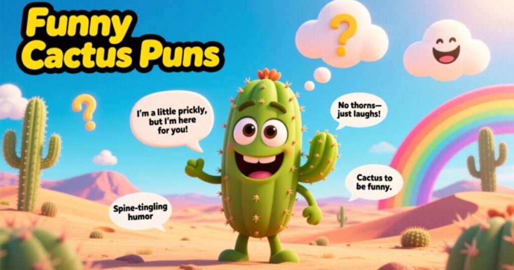 Funny Cactus Puns