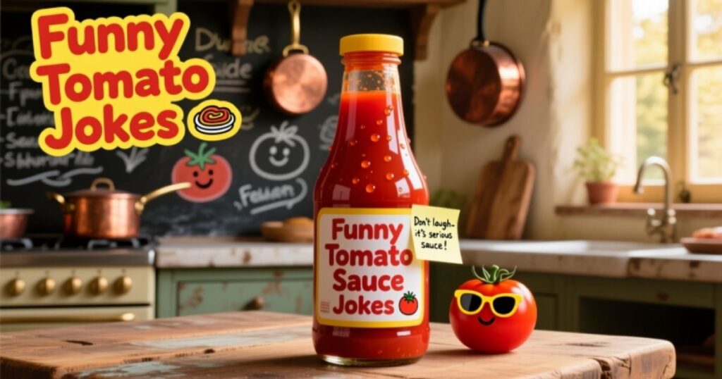 Funny Tomato Sauce Jokes 🍝