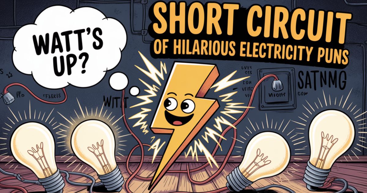 130 + Best Electricity jokes and Jokes spark a Giggle!