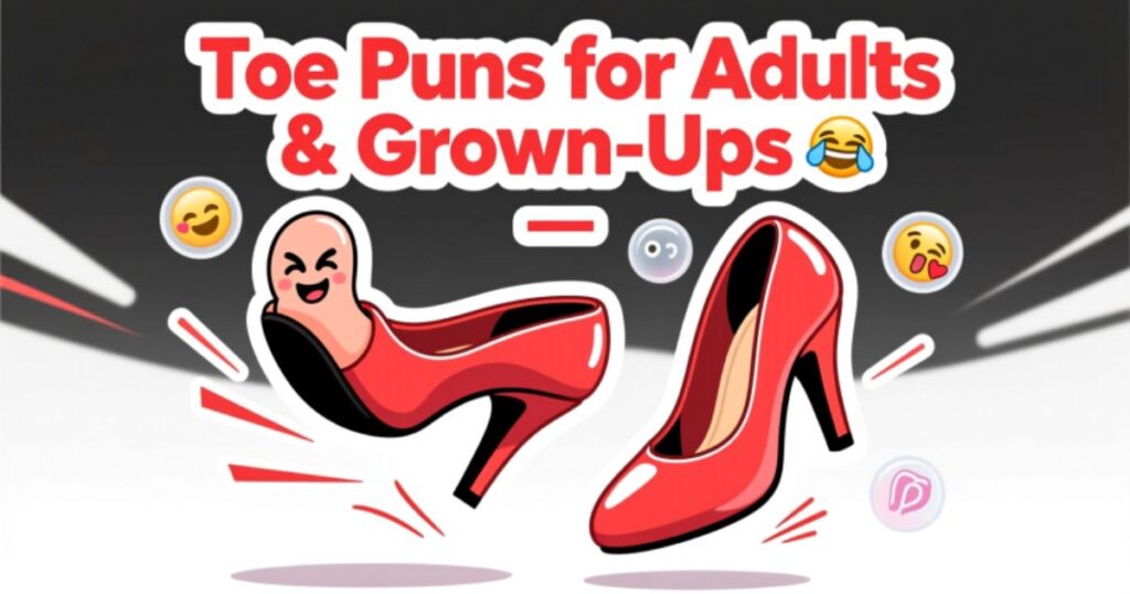Toe Puns for Adults & Grown-Ups 👠