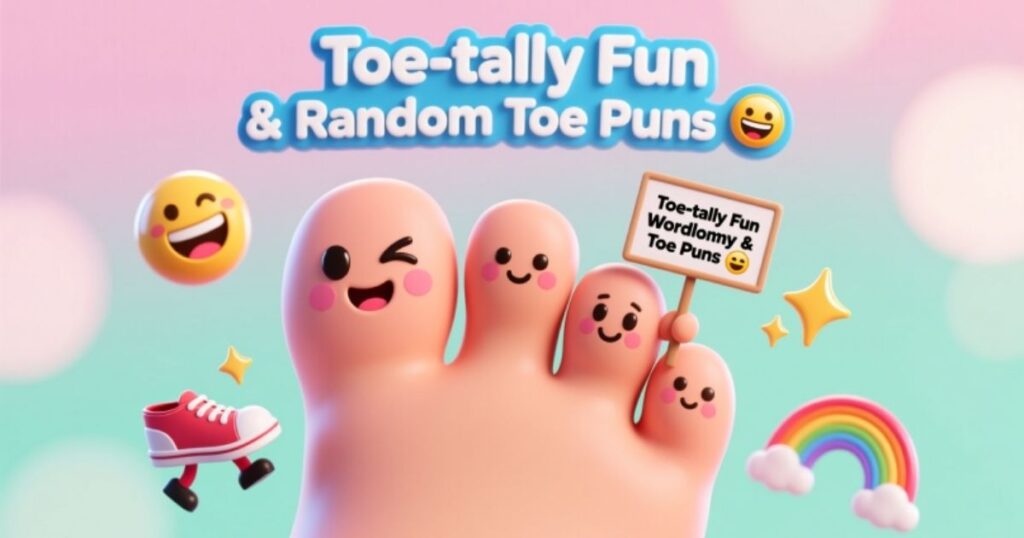 Toe-tally Fun Wordplay & Random Toe Puns 🤪