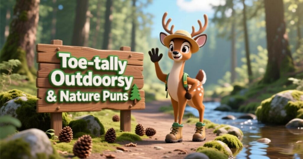 Toe-tally Outdoorsy & Nature Puns 🌲