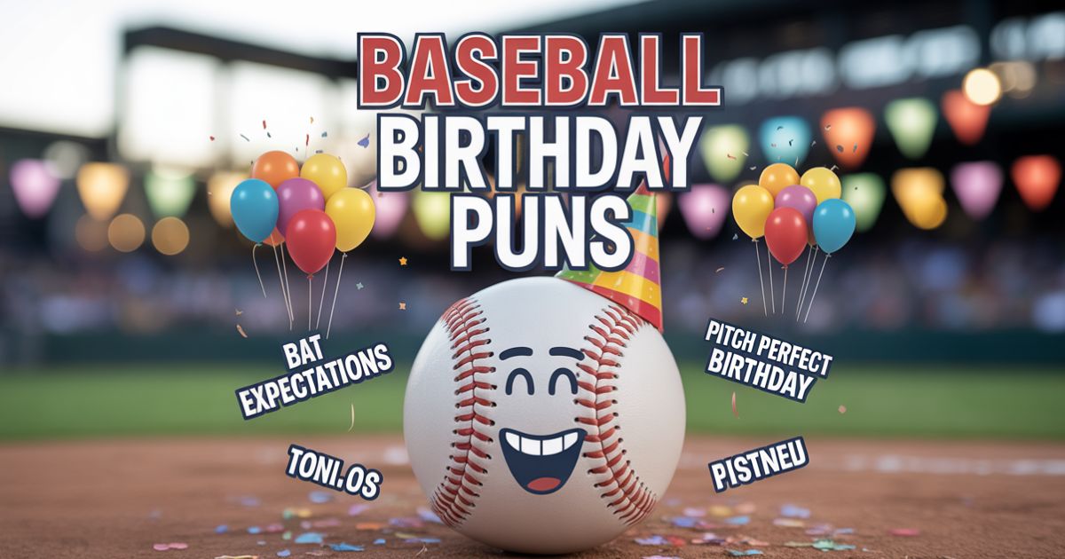 Baseball Birthday Puns