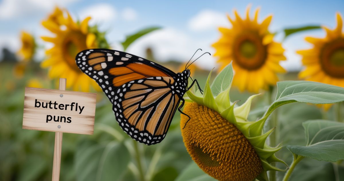 Butterfly puns