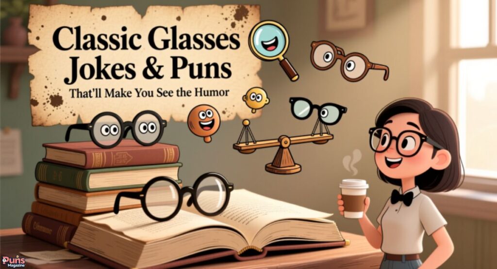 Classic Glasses Jokes & Puns That'll Make You See the Humor