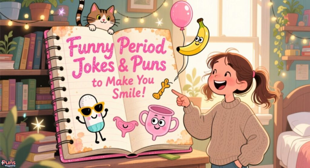 Funny Period Jokes & Puns to Make You Smile