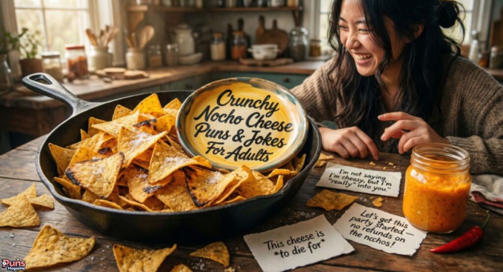 Crunchy Nacho Cheese Puns & Jokes For Adults