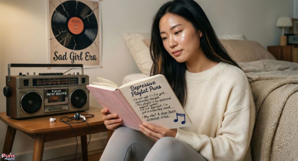 Depressive Playlist Puns