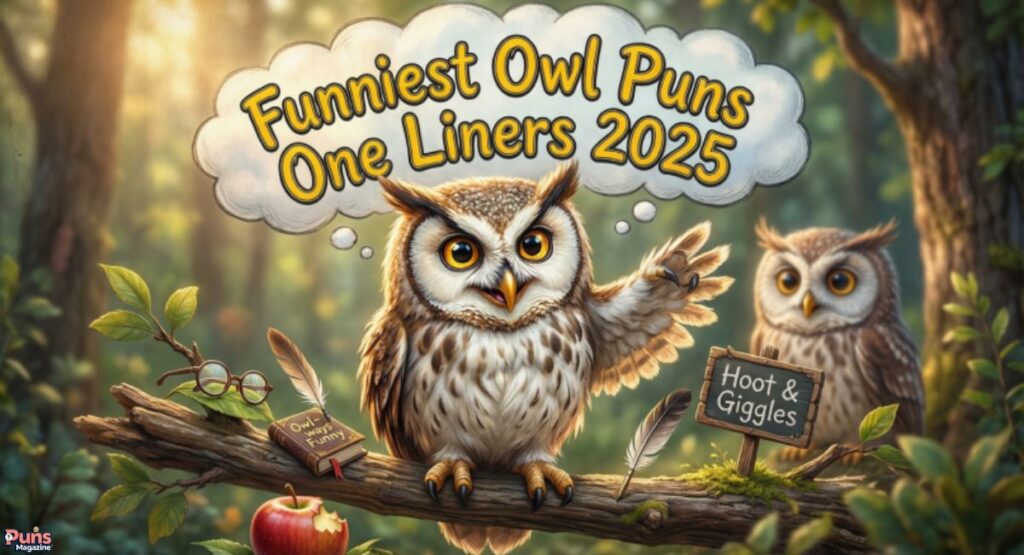 Funniest Owl Puns One Liners 2025