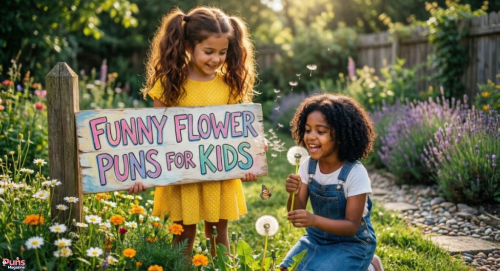 Funny Flower Puns for Kids