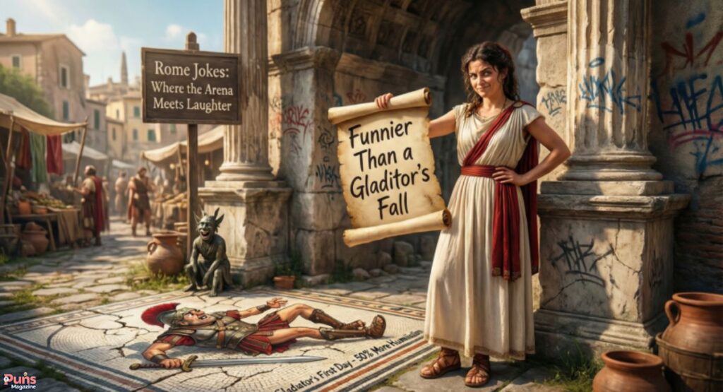 Funny Rome Jokes About Gladiator