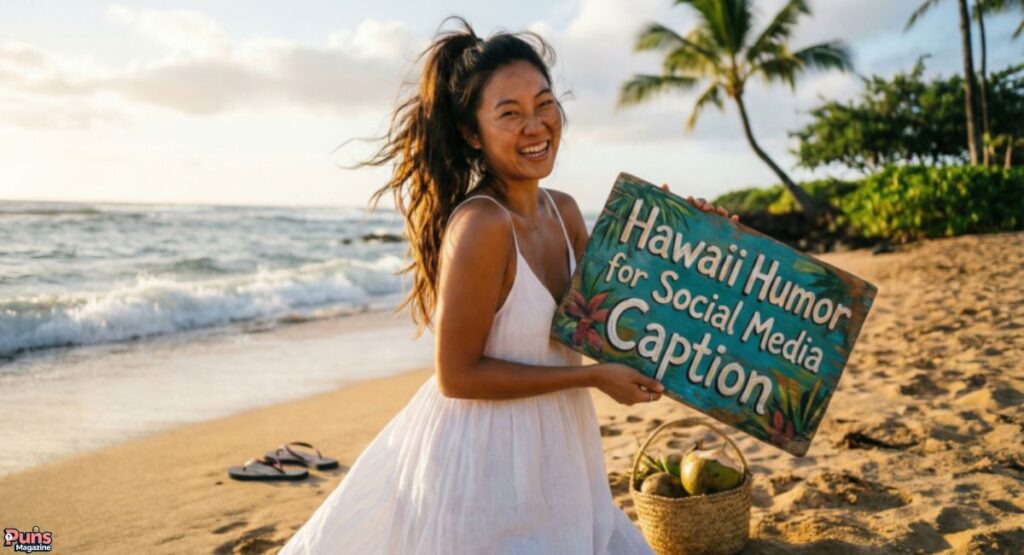 Hawaii Humor for Social Media Caption