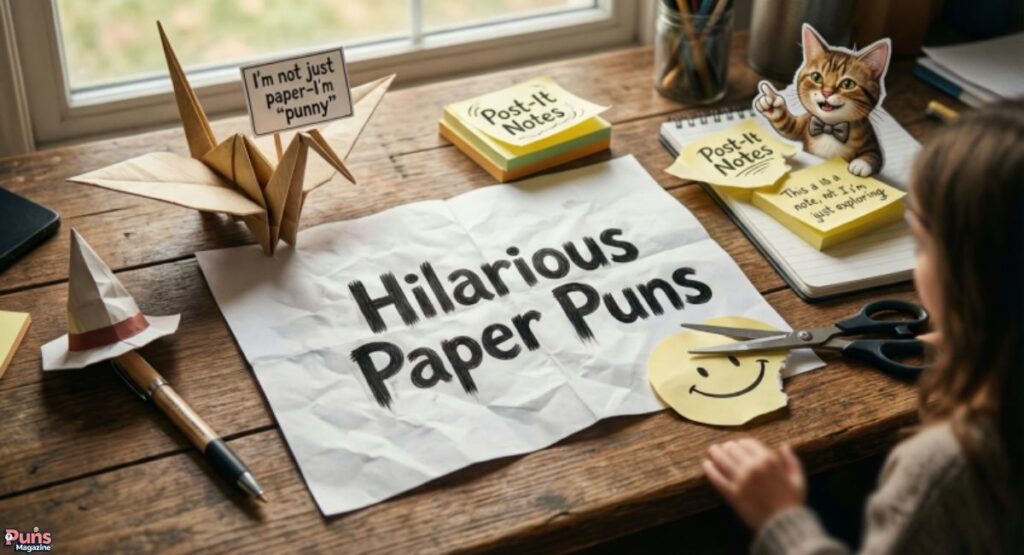 Hilarious Paper Puns