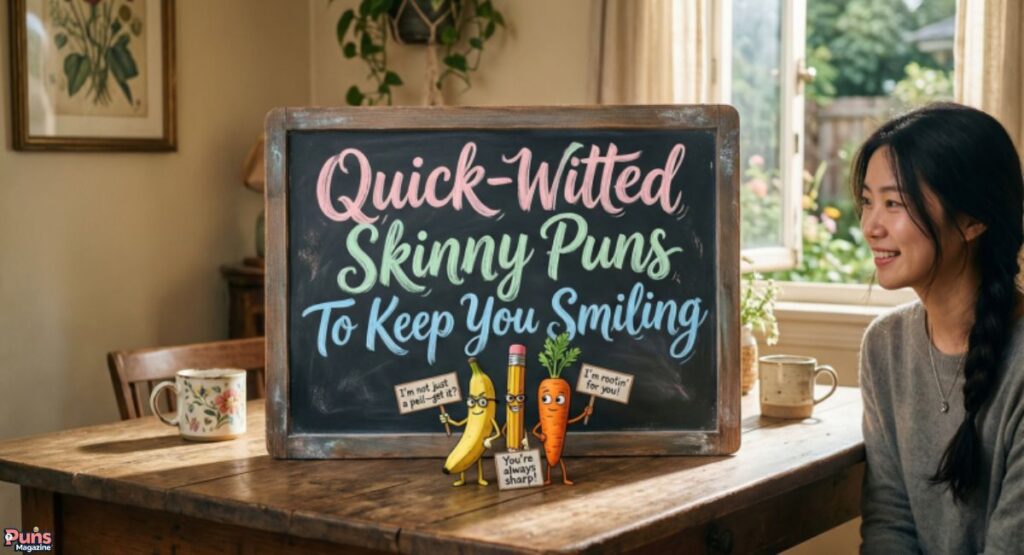 Quick-Witted Skinny Puns To Keep You Smiling