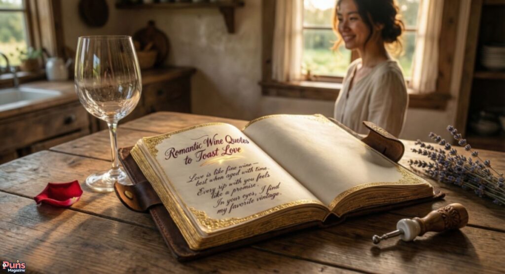 Romantic Wine Quotes to Toast Love