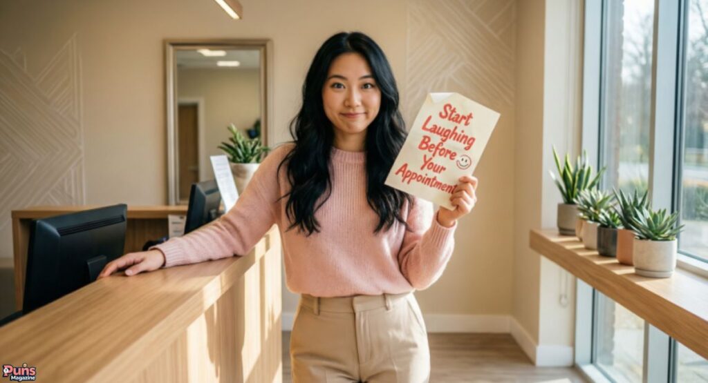 Start Laughing Before Your Appointment