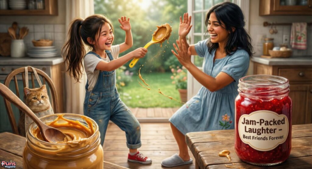 When Peanut Butter Spreads Jam-Packed Laughter