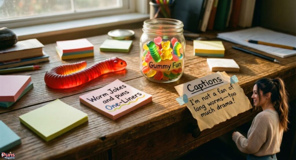 Worm Jokes and puns One-Liners, Gummy Fun, and Captions