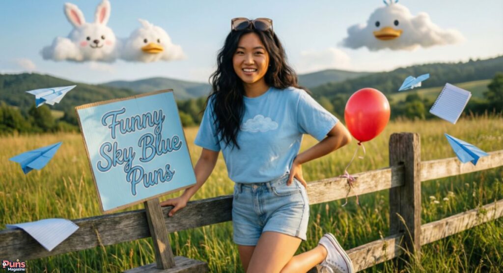 1. Funny Sky Blue Puns