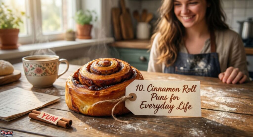 10. Cinnamon Roll Puns for Everyday Life