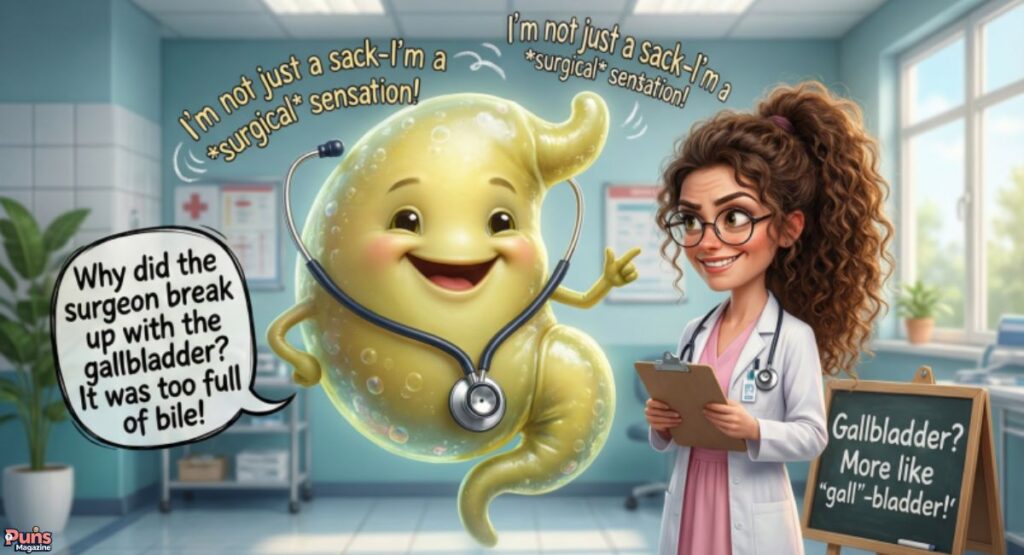 2. Funny Gallbladder Puns for Surgeons