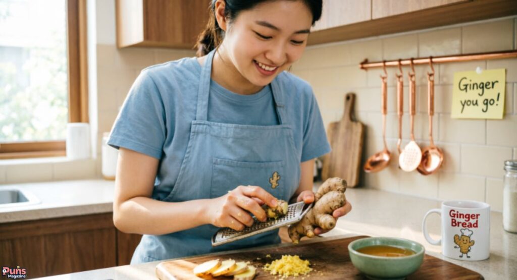 9. Ginger Cooking & Food Puns
