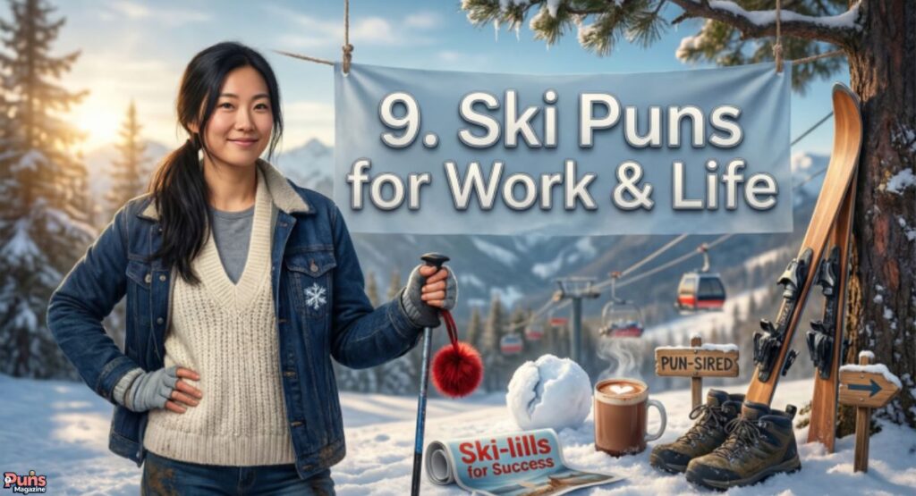 9. Ski Puns for Work & Life
