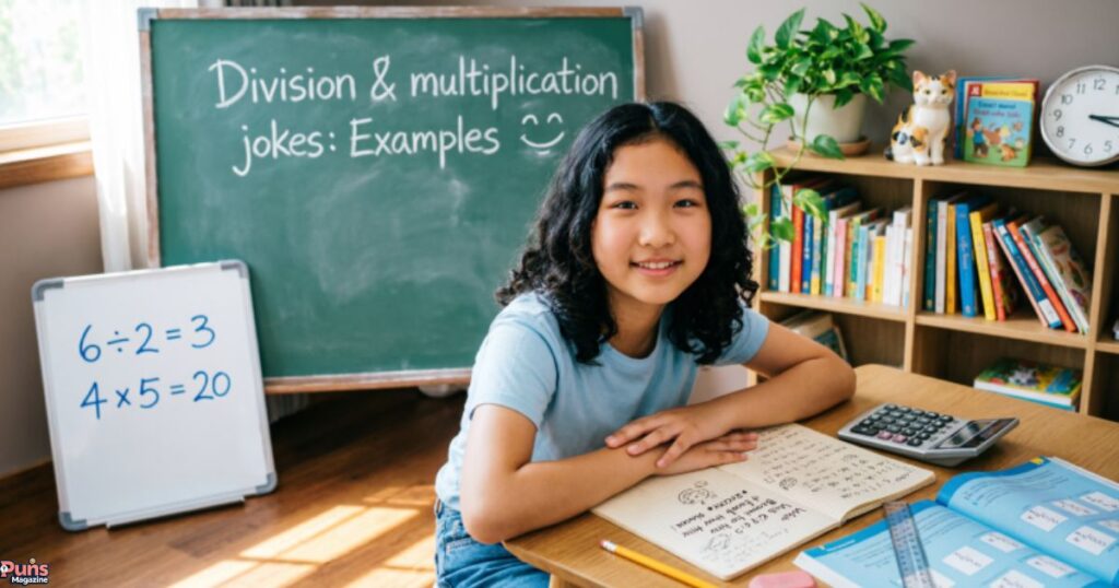 Division & multiplication jokes: Examples