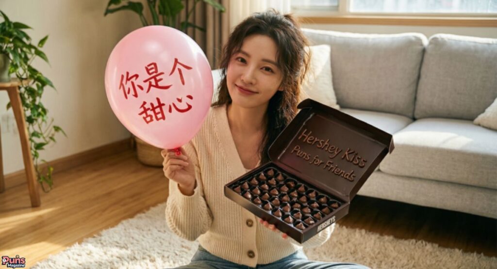 Hershey Kiss Puns for Friends