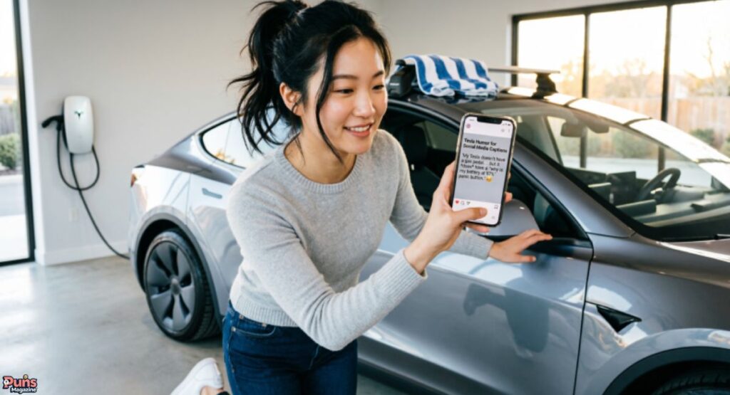 Tesla Humor for Social Media Captions