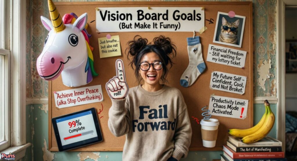Vision Board Goals (But Make It Funny)