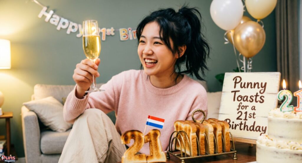 🥂 Punny Toasts for a 21st Birthday