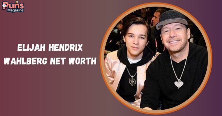 Elijah Hendrix Wahlberg Net Worth